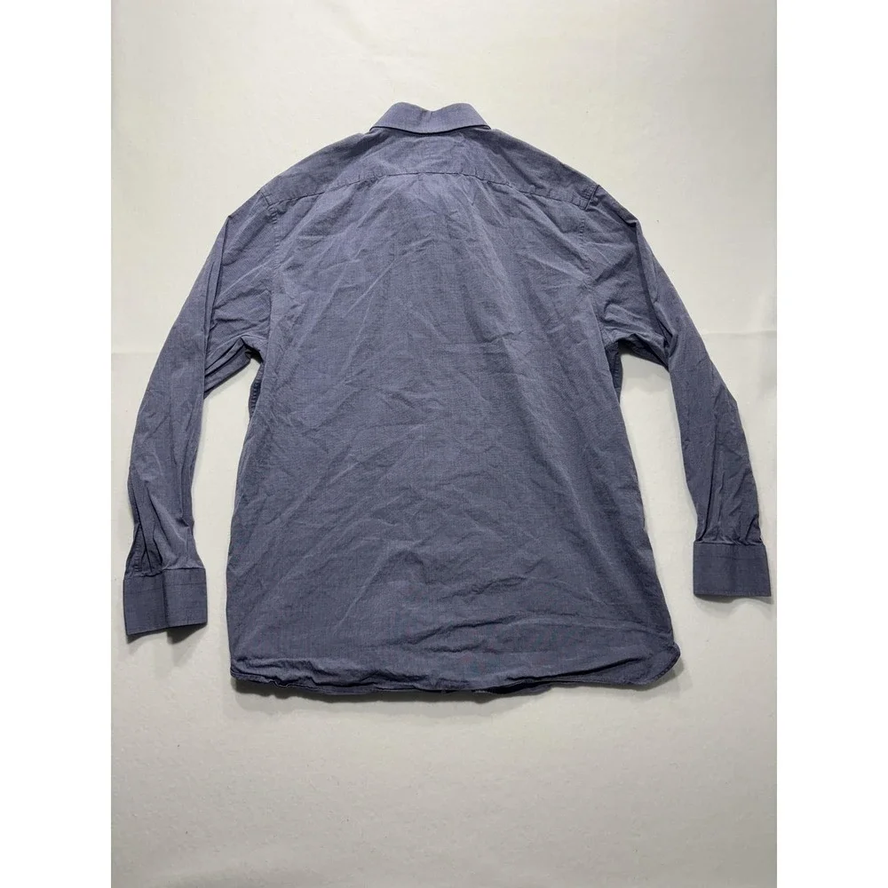 Banana Republic Dress Shirt Mens XL Blue Striped Long Sleeve Button Up Slim